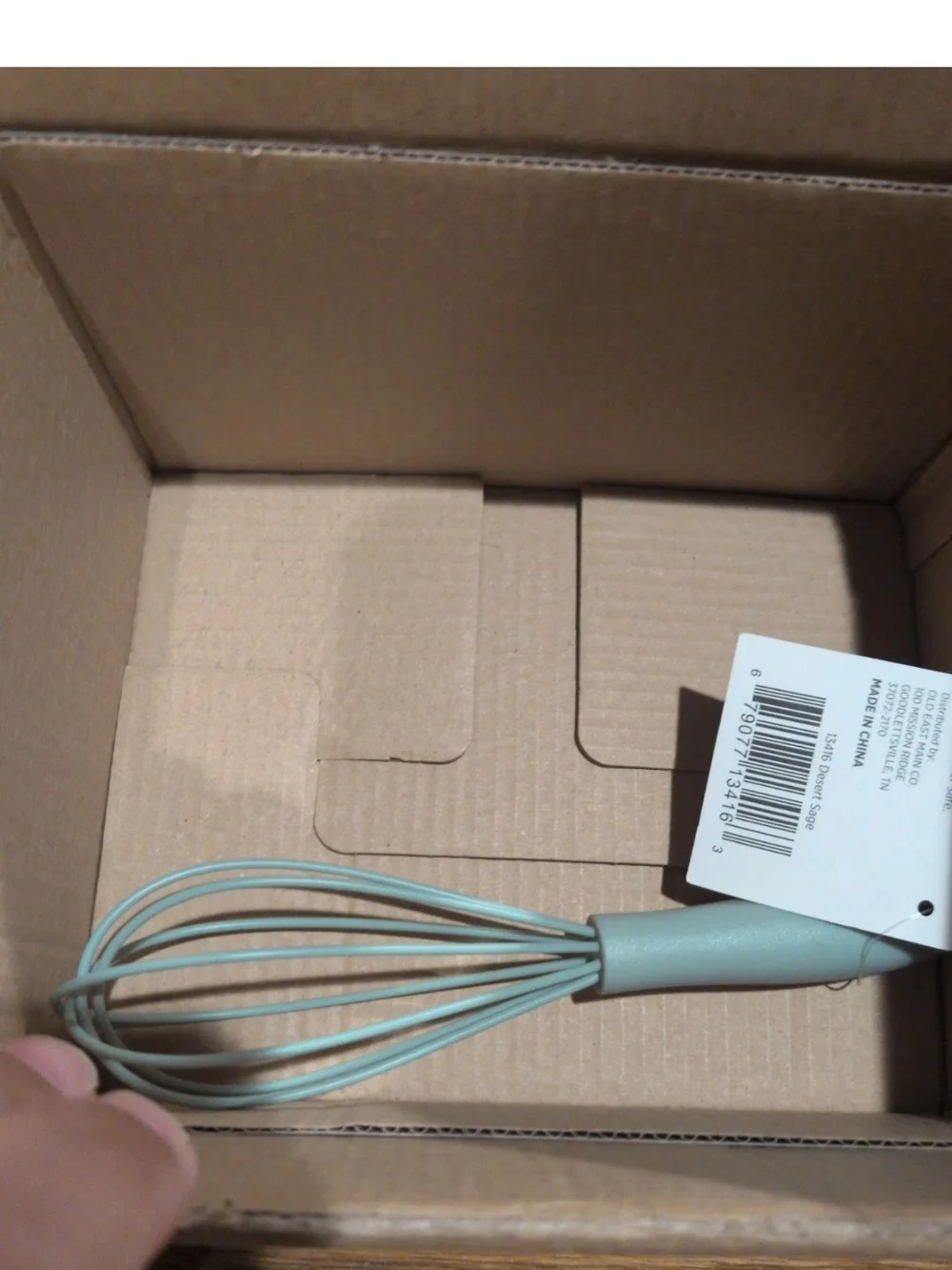 Silicone Hand Whisk - Assorted Blue, Mint & Taupe 12 Count